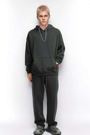 Essential Solid Pullover Hoodie - Charcoal