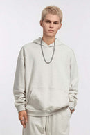 Essential Solid Pullover Hoodie - Oat Gray