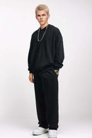 Essential Solid Pullover Hoodie - Black