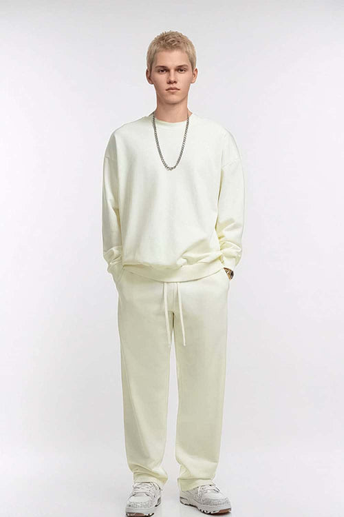 Heavyweight French Terry Crewneck - Milky White
