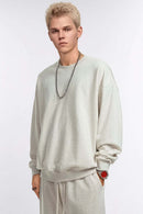 Heavyweight French Terry Crewneck - Oat Gray