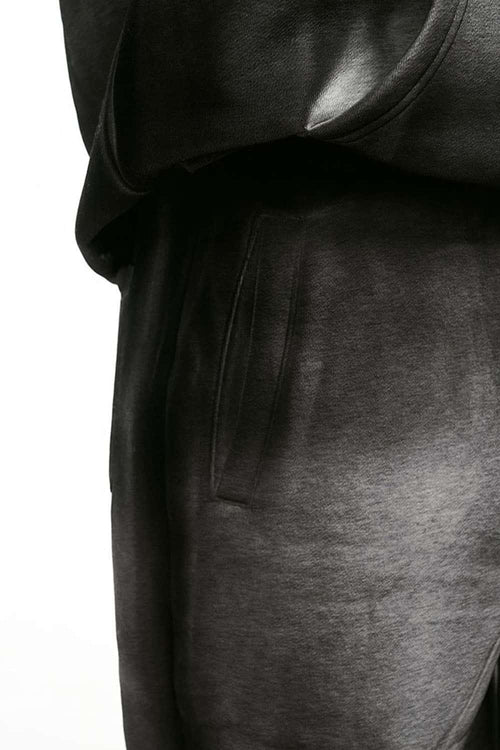 Gradient Wash Wide-Leg Sweatpants - Flower Gray