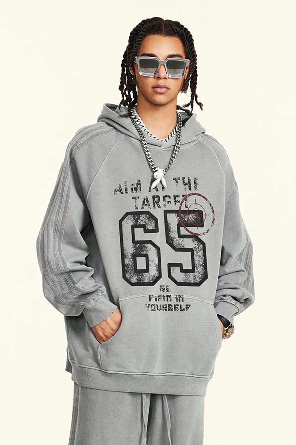 Direct-to-Garment Digital Print Sports Hoodie