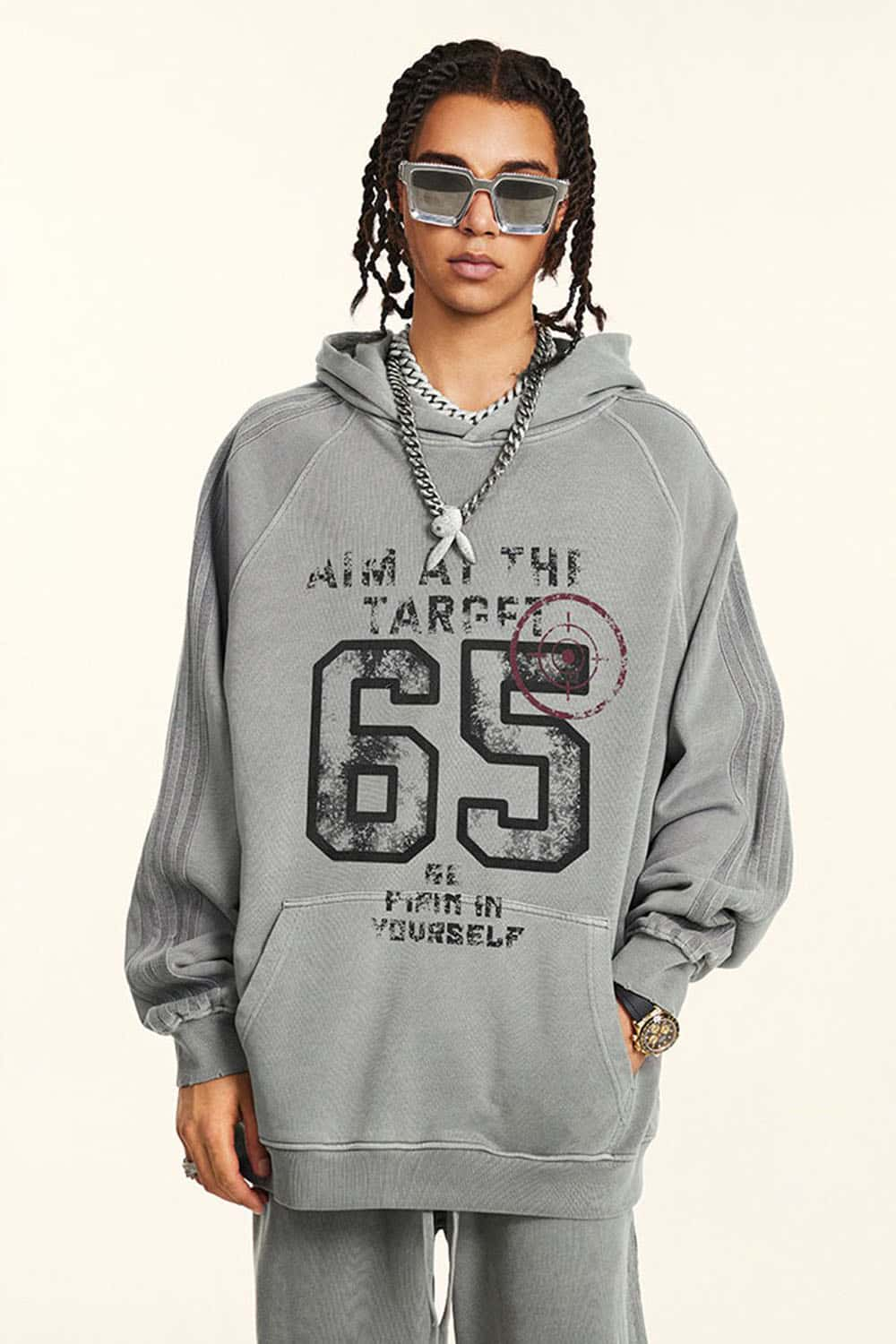 Direct-to-Garment Digital Print Sports Hoodie