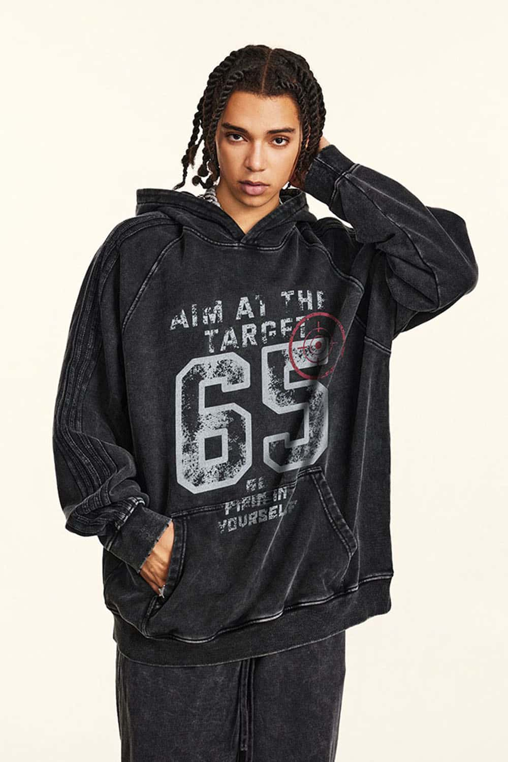 Direct-to-Garment Digital Print Sports Hoodie