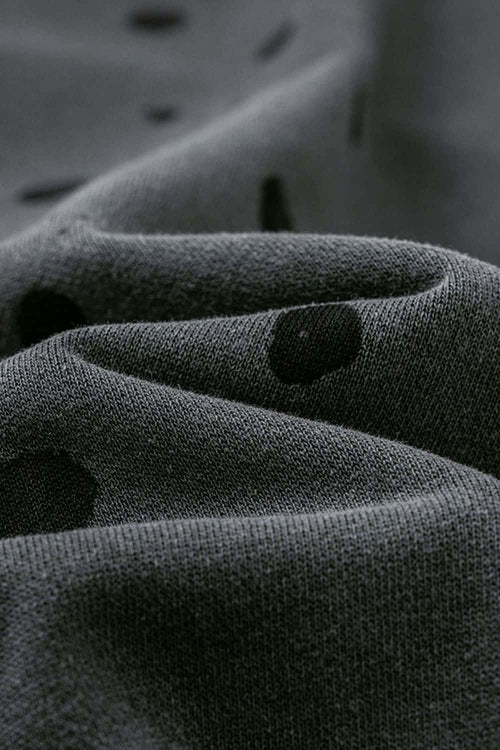 Vintage Washed Graphic Joggers - Dark Gray