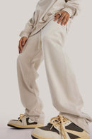 Heavyweight Relaxed Straight Sweatpants - Rice Apricot