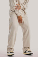 Heavyweight Relaxed Straight Sweatpants - Rice Apricot