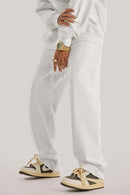 Heavyweight Relaxed Straight Sweatpants - White