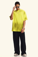 Distressed Sorona Performance Tee - Lemon Yellow
