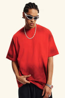Distressed Sorona Performance Tee - Red