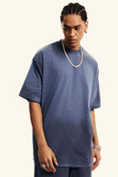 Distressed Sorona Performance Tee - Haze Blue