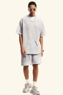 Distressed Sorona Performance Tee - Teeth White