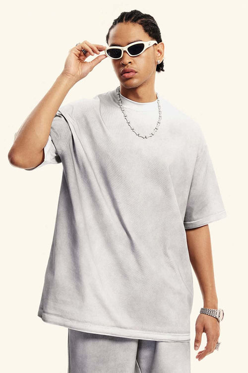 Distressed Sorona Performance Tee - Teeth White