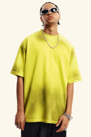 Distressed Sorona Performance Tee - Lemon Yellow