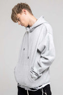 Essential Heavyweight Fleece Hoodie - Flower Gray