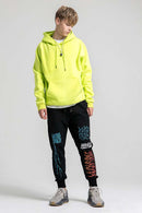 Essential Heavyweight Fleece Hoodie - Fluorescent Green