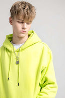 Essential Heavyweight Fleece Hoodie - Fluorescent Green