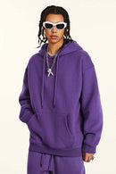 Essential Heavyweight Fleece Hoodie - Purple