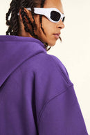 Essential Heavyweight Fleece Hoodie - Purple