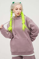 Essential Heavyweight Fleece Hoodie - Smoky Purple