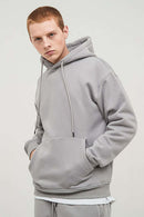 Essential Heavyweight Fleece Hoodie - Light Gray