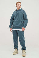 Essential Heavyweight Fleece Hoodie - Haze Blue