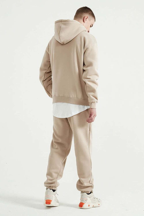 Essential Heavyweight Fleece Hoodie - Khaki