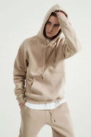 Essential Heavyweight Fleece Hoodie - Khaki