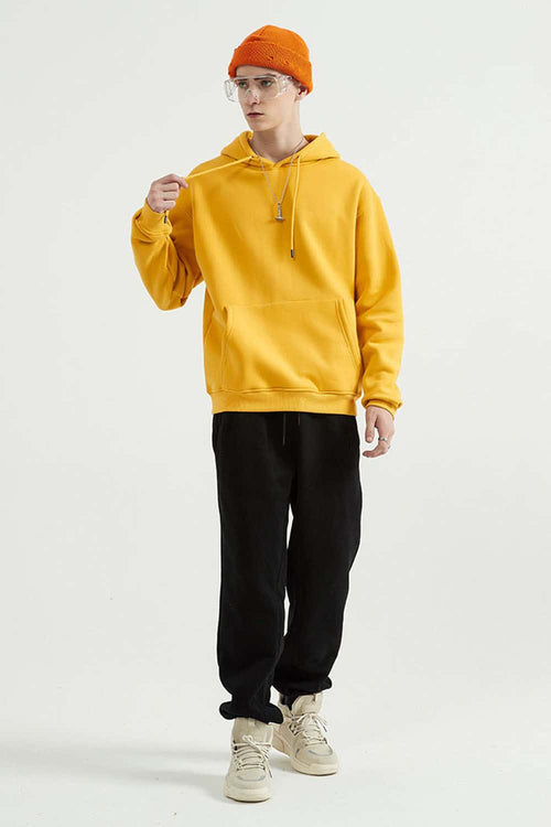 Essential Heavyweight Fleece Hoodie - Yellow