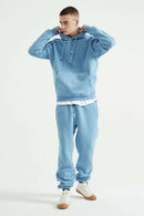 Essential Heavyweight Fleece Hoodie - Smalt