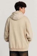 Men's Heavyweight Washed Graphic Hoodie - Khaki