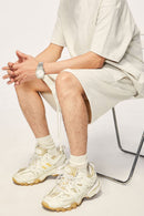 Heavyweight Essential Knee-Length Shorts - Milk Tea White