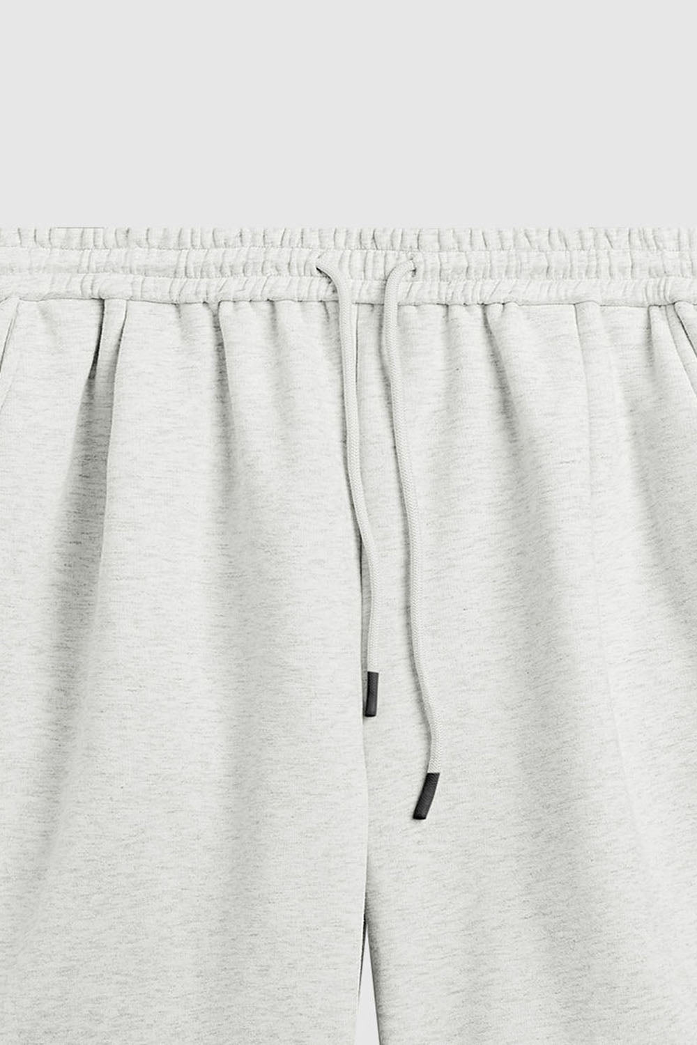 Men's Brushed Fleece A-line Mid-Length Loose Casual Shorts