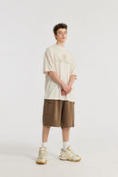 Brushed Multi-Pocket Cargo Shorts - Earth Brown