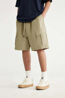 Convertible Multi-Pocket Cargo Pants in Khaki - waistband detail