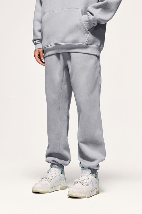 Heavyweight Fleece Joggers - Light Gray