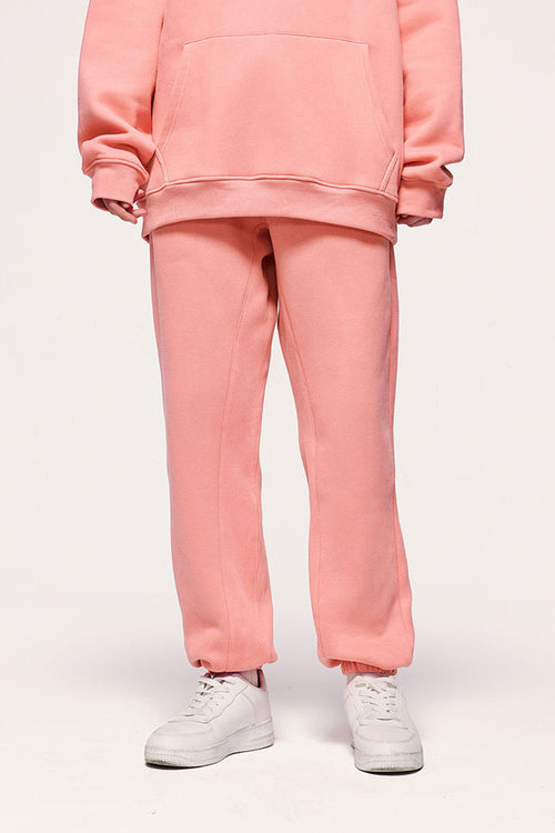 Heavyweight Fleece Joggers - Pink