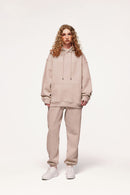 Heavyweight Fleece Joggers - Grayish Pink