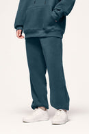 Heavyweight Fleece Joggers - Blueish Green