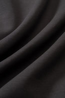 Windproof Scuba-Knit Hooded Jacket - Dark Gray