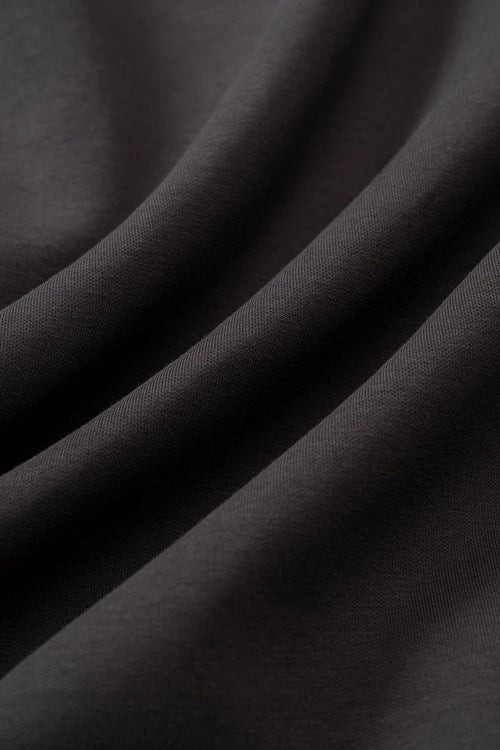 Windproof Scuba-Knit Hooded Jacket - Dark Gray