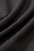 Waterproof Windproof Scuba-Knit Hooded Jacket in Dark Gray - fabric texture close-up