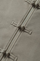 Modern Heritage Fleece Zip-Up Hoodie - Grayish Green