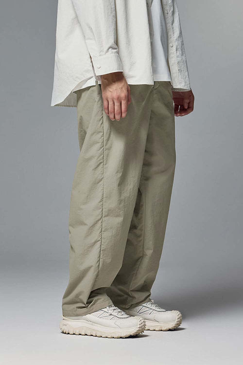 Abrasion-Resistant CORDURA Straight-Leg Cargo Pants in Trunk Brown - front modeled close-up