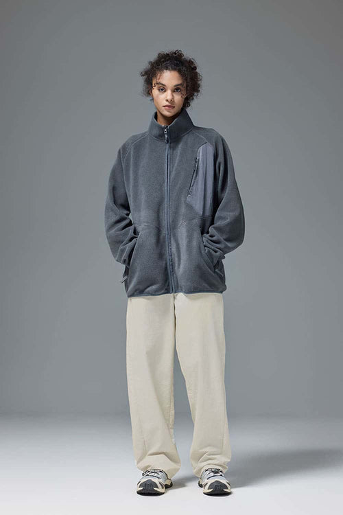 Abrasion-Resistant CORDURA Straight-Leg Cargo Pants in White - full-length front modeled view