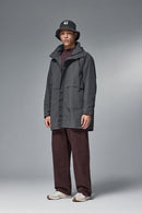 CORDURA Hooded Longline Windbreaker - Wilderness Gray