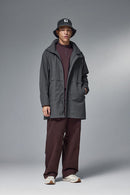 CORDURA Hooded Longline Windbreaker - Wilderness Gray