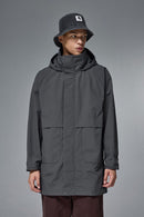 CORDURA Hooded Longline Windbreaker - Wilderness Gray