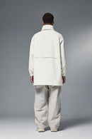 CORDURA Hooded Longline Windbreaker - White